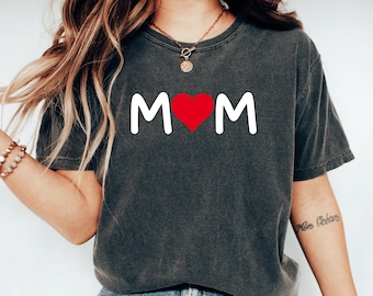 Heart Mom Shirt, Precious Mom Life Tshirt, I Love My Mom, Cute Mothers Day Gift, Proud Mom Tee, New Mom Tshirt, Adorable Mom Birthday Shirt