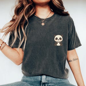Cute Pocket Panda Shirt, My Spirit Animal Tee, Panda Lover Gift, Pocket Pet Panda Shirt,Adorable Birthday Gift, Playful Cartoon Panda Tshirt