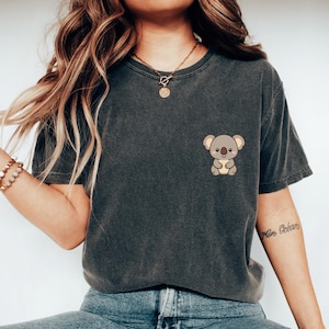 Cute Pocket Koala Shirt Birthday Koala Gifts Koala Lover Gift Cute Koala Tshirt Koala Bear Shirt Australia Trip Lazy Koala Animal Lover Gift