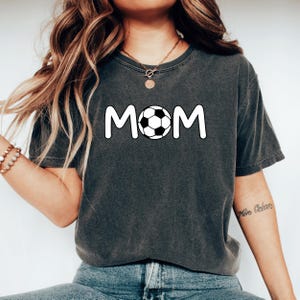 Soccer Mom Shirt, Soccer Lover Gift, Soccer Player Tshirt, Cute Soccer Mama Tee,I Love Soccer Game Day, Soccer Birthday, Soccer Team T Shirt
