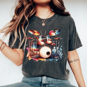 Cool Drums Tee Drummer Shirt Drummer Gift For Drummer Drumming Tshirt Musician Gift For Drums Lover Gift For Musician Drummer Birthday Gift