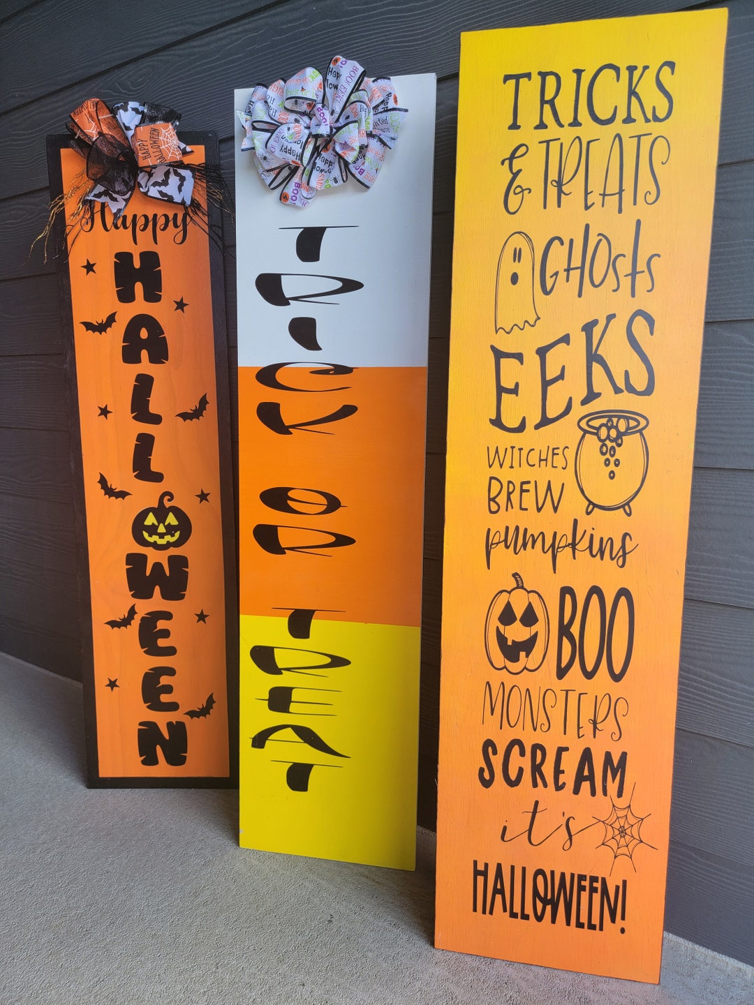 Halloween Porch Sign - Etsy