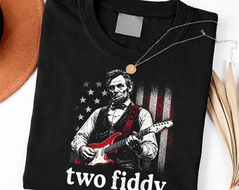 2 Fiddy Funny 250th Anniversary 4th of July Patriotic Art Shirt