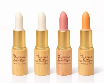 Natürlicher feuchtigkeitsspendender Lippenbalsamstift: Bambusrohr im Lippenstiftstil, natürliche Lippenpflege