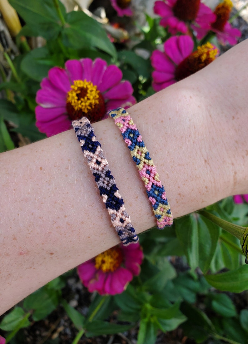 Aztec Friendship Bracelet, Trendy Macrame, Boho Bracelet, Tribal ...