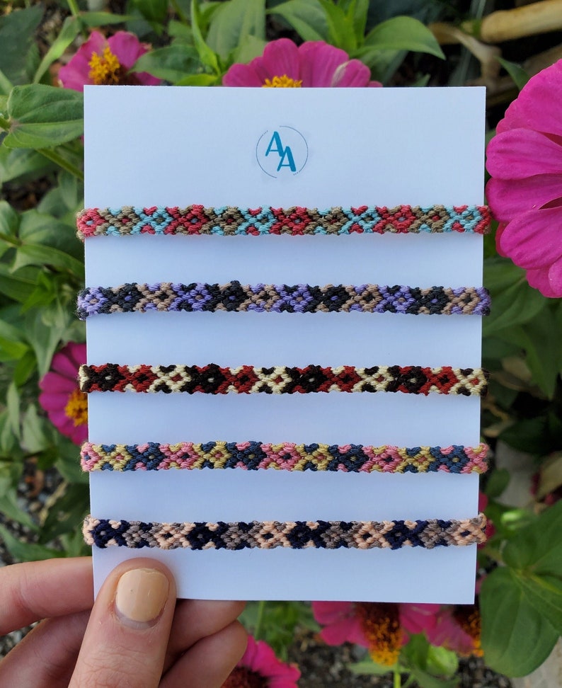 Aztec Friendship Bracelet, Trendy Macrame, Boho Bracelet, Tribal ...