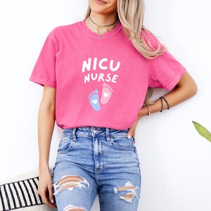 NICU Nurse Comfort Colors® Shirt | NICU Nurse Shirt for Work | Perfect Gift for NICU Nurses