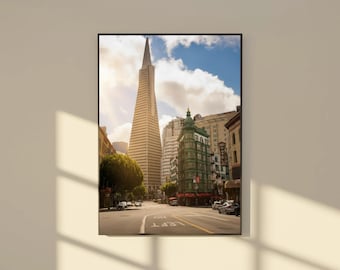 Framed San Francisco Transamerica Pyramid Art