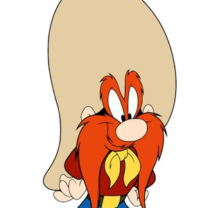 cartoon looney toons yosemite sam cake design vector images png for stencil in 9 steps digital art print airbrush painting
