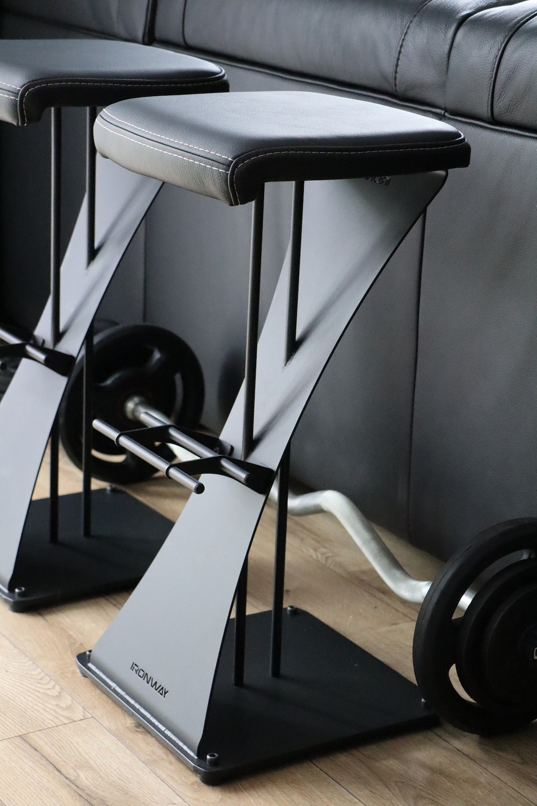 Bar Stool dollar One Leather Seat Etsy