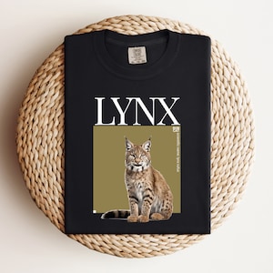 Lynx Shirt ~ Bobcat Shirt, Animal Shirt, Animal Lover, Nature Tee, Wildlife Shirt, Cat Shirt,  Shirt, Nature Lover, Wildcat Shirt