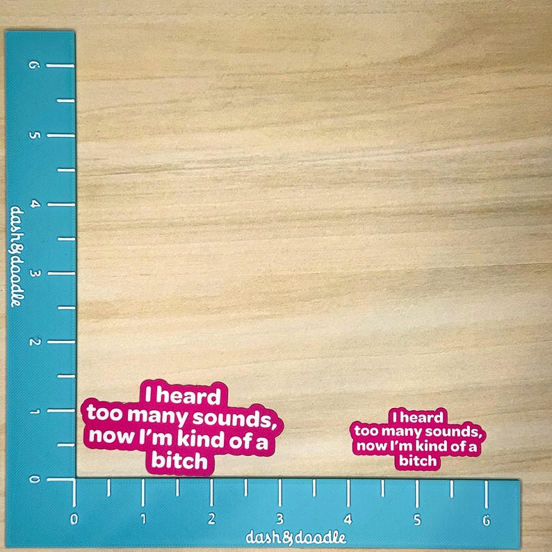 Funny Overstimulated Vinyl Sticker, Sarcastic Mental Health Decal image 3