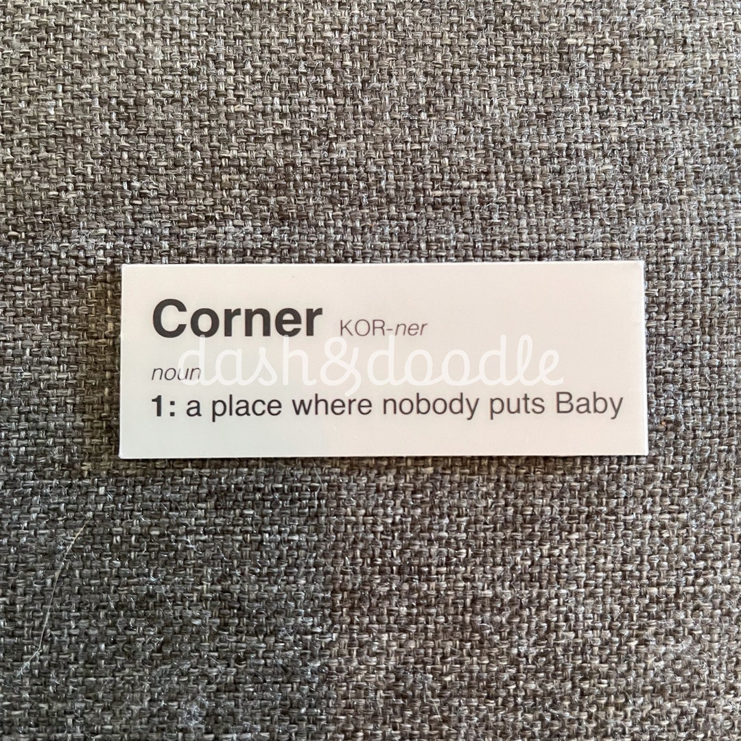 Corner Definition Sticker Water Resistant Decal for Laptops Etsy