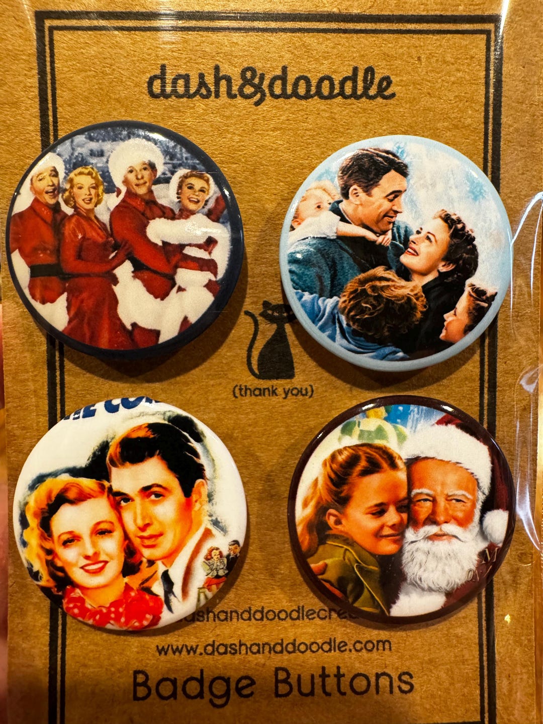 Christmas Classics 1.25 Inch Button Pack - Etsy
