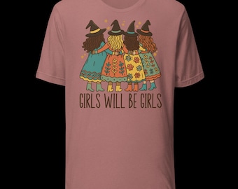 T-shirt sorcière : les filles seront des filles