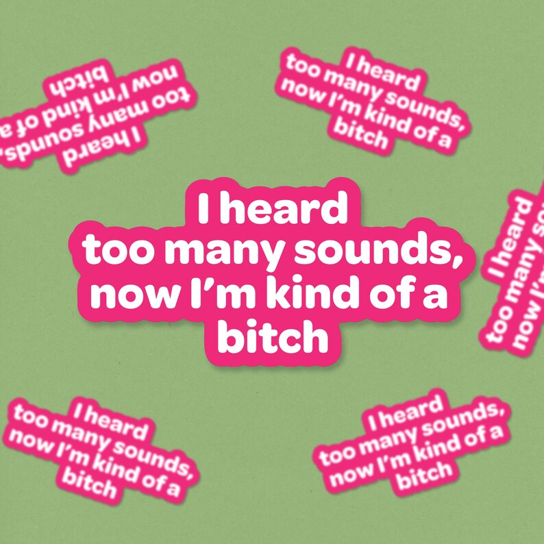 Funny Overstimulated Vinyl Sticker, Sarcastic Mental Health Decal image 4