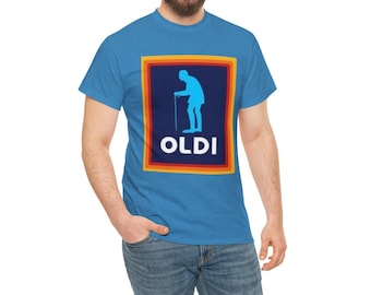 Oldi funny mens t shirt joke birthday gift present idea for dad grandad husband Funny Joke Top Gift Idea New Quality Dad Husband