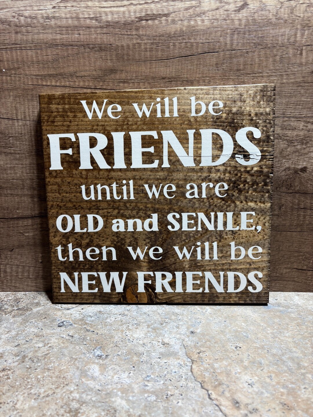 Fun Friend Signs Funny Friends Sign, Hand Painted Wooden Plaque, Home Decor, Family - Etsy