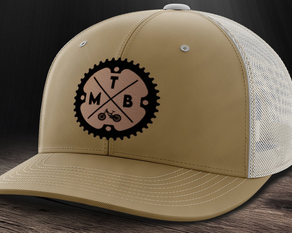 MTB Sprocket Hat, Mountain Biking Hat, Bike Hat, Laser Cut