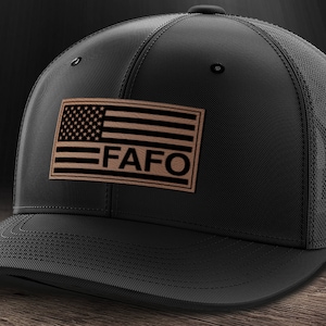 FAFO PVC Patch and American Made Hat Combo