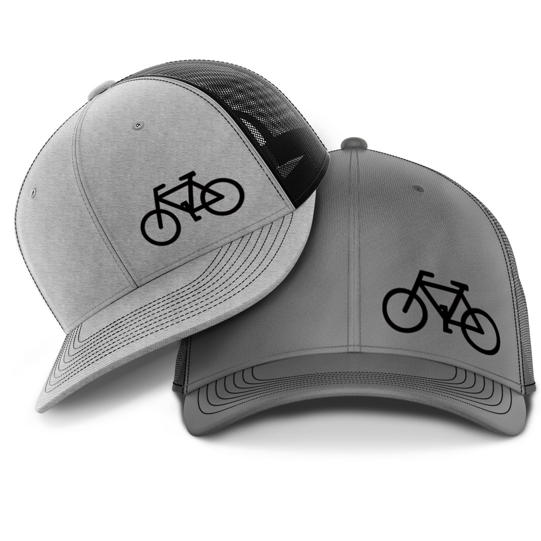 Bike Icon, Mountain Biking Hat, Die-cut Leather Patch
