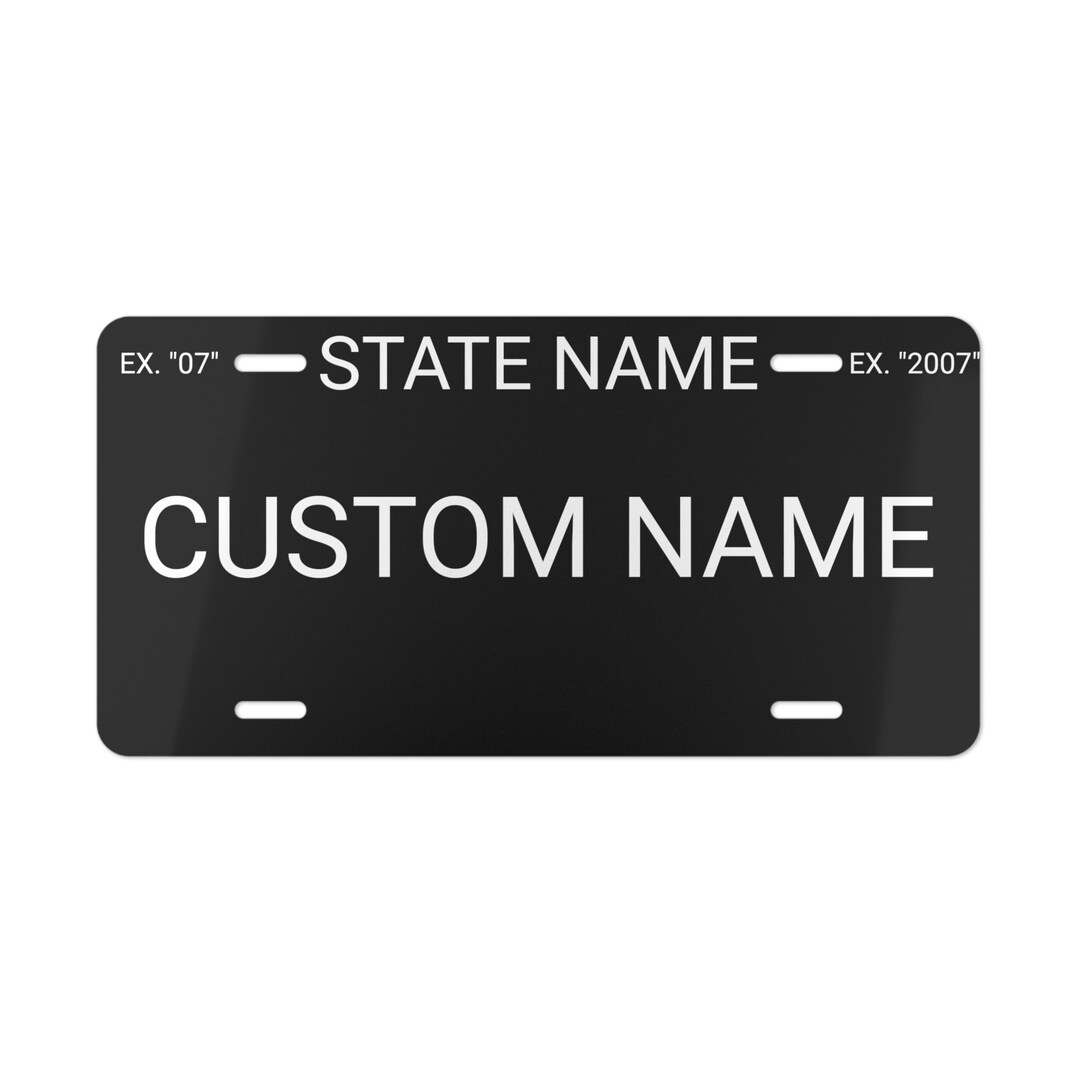 PERSONALIZED License Plate Custom Plate Gift for Himgift Etsy