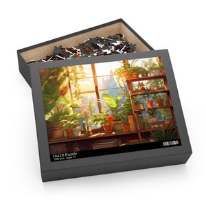 Houseplant Puzzle, Plant Lover Puzzle, Urban Oasis Puzzle 120, 252, 500-Piece image 9