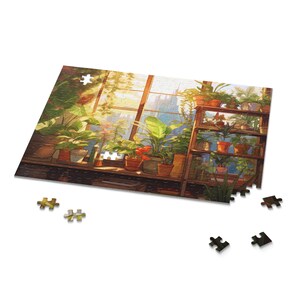 Houseplant Puzzle, Plant Lover Puzzle, Urban Oasis Puzzle 120, 252, 500-Piece image 6
