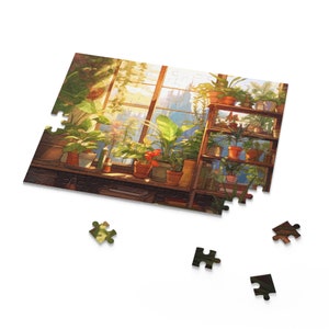 Houseplant Puzzle, Plant Lover Puzzle, Urban Oasis Puzzle 120, 252, 500-Piece image 8