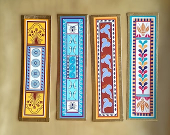 Minoan Art Handmade Plastic-Free Thick Card Bookmark