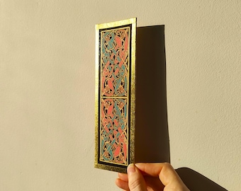 Lindisfarne Gospels Bookmark - Early Medieval Art - Medieval  Illuminated Manuscript- Plastic-Free Gift