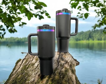 Laser Engraved 40oz Tumbler: Custom Design Gift