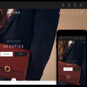 Prestige All-ur-e Version 10.5.0 - Elegantes und High-End Shopify Theme für Luxusmarken