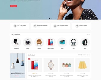 Zenex Shopify-tema – Butik för multifunktionell elektronik och smarta prylar | Responsivt och RTL-redo