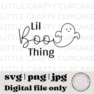 Lil Boo Thing SVG | Halloween SVG