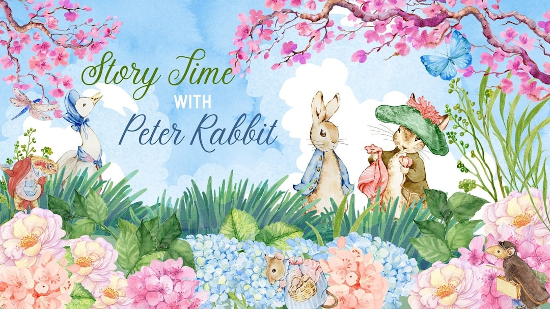Story Time With Peter Rabbit - Part 1 - Etsy