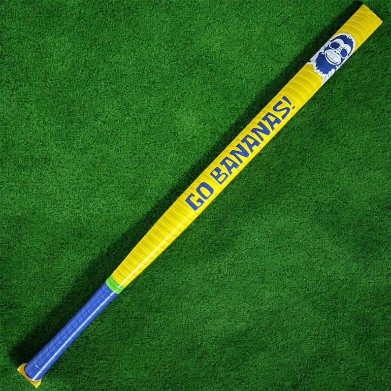 Go Bananas Monkey Wiffle Ball Bat - Yellow and Navy image 3