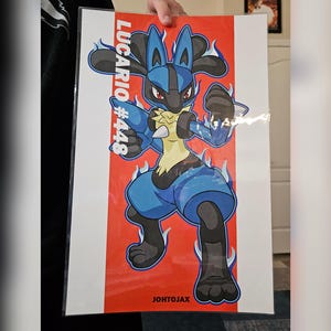 Lucario Print (11x17)