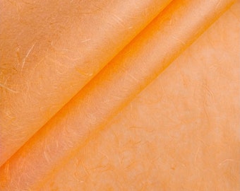 Carta Washi Unryu Kozo (arancio mandarino) - Carta di gelso tailandese di Kozo Studio