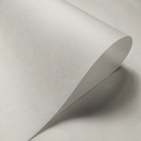 Carta tradizionale Kozo Washi bianca sottile (45 g/m²) per pittura, calligrafia e incisione - Carta di gelso tailandese di Kozo Studio