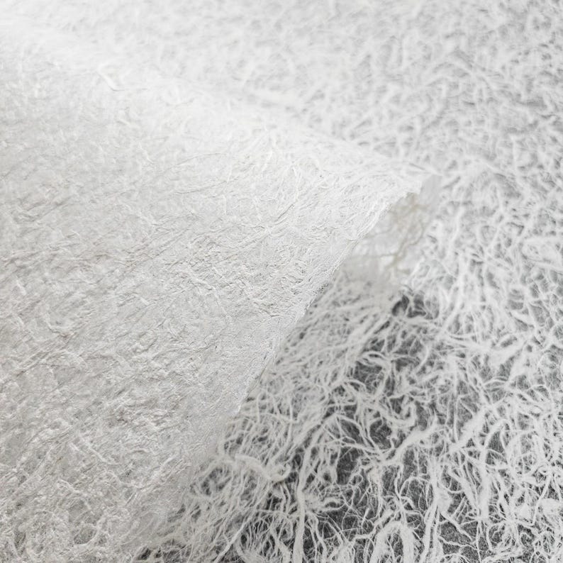 Fiber Veil Mulberry Paper (vitt) av Kozo Studio bild 5