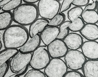 Handmade Beehive Mulberry Paper (Black) by Kozo Studio