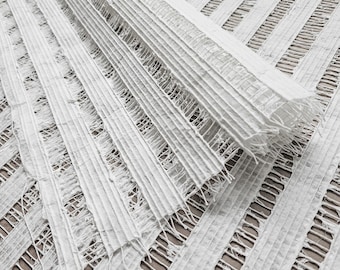 Handmade Geloma Mulberry Paper (White) by Kozo Studio