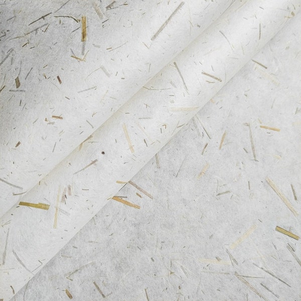 Rice Straw Confetti Kozo Paper - Thai Mulberry Paper by Kozo Studio