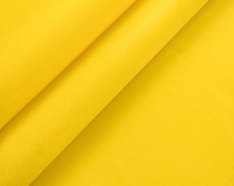 Solid-Colored Kozo Washi Paper (Canary Yellow) - Thai Mulberry Paper by Kozo Studio