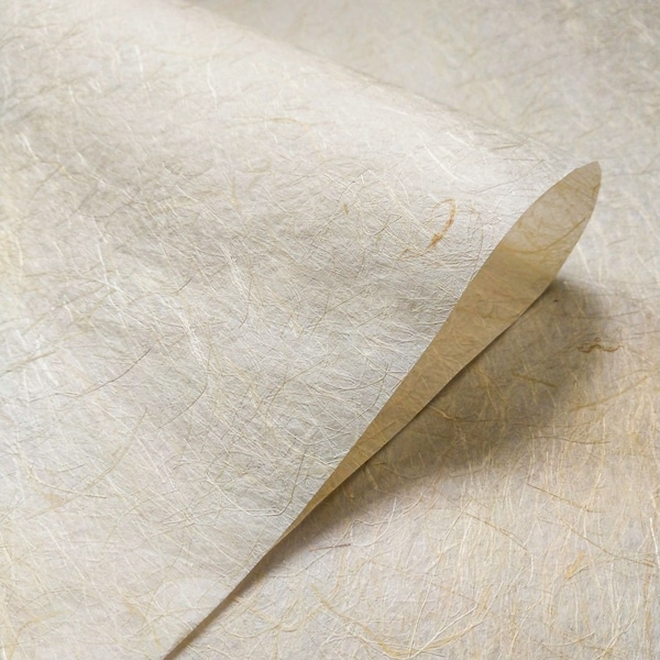 Kinwashi (papier d'abaca naturel) - Papier de mûrier thaïlandais par Kozo Studio