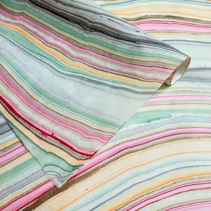 Carta Washi Kozo Marble (Design 6) - Carta di gelso thailandese di Kozo Studio
