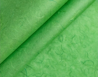 Carta Washi Unryu Kozo (verde veleno) - Carta di gelso tailandese di Kozo Studio