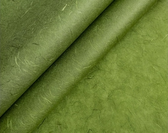 Unryu Mulberry Paper (Fern Green) by Kozo Studio