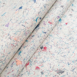 Carta Kozo per coriandoli di cotone colorati (Party Popper) - Carta di gelso tailandese di Kozo Studio